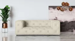 Home affaire 2-Sitzer »FOLLINA« 2-Sitzer Sofa mit klassischer Chesterfield-Knopfheftung
