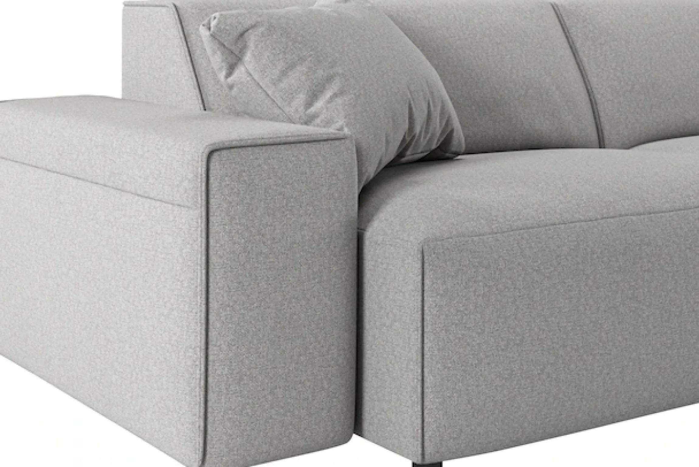 Home affaire 2-Sitzer »Glimminge auch in Breitcord + Feincord + Easy care-Bezug« besondere Kedernähte, , Zierkissen