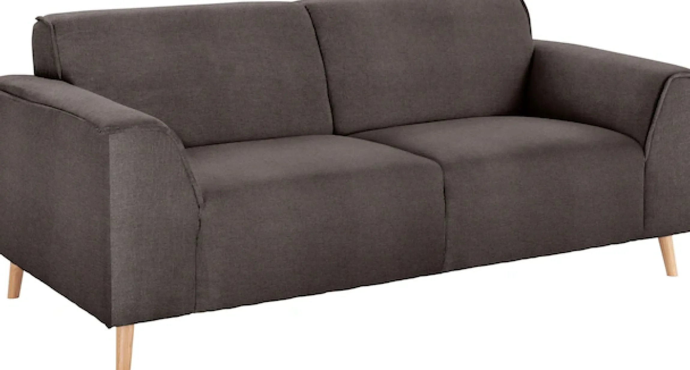 Home affaire 2,5-Sitzer »Janek Scandic Design, elegant und zeitlos« mit Federkern und Keder in scandinavischem Design