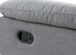 Home affaire 3-Sitzer »LANNOY, manuelle o. elelektrische Relaxfunktion in 2 Sitzen, USB A/C« Liegefunktion (105°-150°), Reclinersofa, Webstoff, Federkern