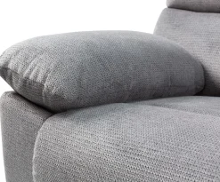 Home affaire 3-Sitzer »LANNOY, manuelle o. elelektrische Relaxfunktion in 2 Sitzen, USB A/C« Liegefunktion (105°-150°), Reclinersofa, Webstoff, Federkern