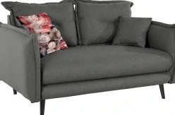 Home affaire 2-Sitzer »Lazio, 162 cm breit, modern und bequem« Struktur fein, inkl. Rücken- und Zierkissen