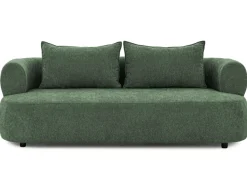 Home affaire 3-Sitzer »LUSSAC 3-Sitzer Design-Sofa mit Zierkissen, Maße B/T/H: 202/123/78 cm« hoher Sitzkomfort und modernes Design, Sofa ohne Bettfunktion