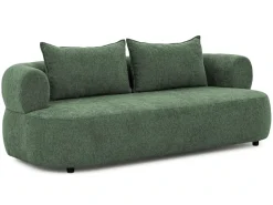 Home affaire 3-Sitzer »LUSSAC 3-Sitzer Design-Sofa mit Zierkissen, Maße B/T/H: 202/123/78 cm« hoher Sitzkomfort und modernes Design, Sofa ohne Bettfunktion