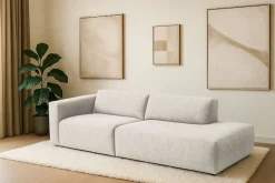 Home affaire 2-Sitzer »Noord mit Kedernaht, Breite 227 cm« Cord, Struktur, Webstoff, mit Wellenunterfederung, Massivholzrahmen