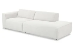 Home affaire 2-Sitzer »Noord mit Kedernaht, Breite 227 cm« Cord, Struktur, Webstoff, mit Wellenunterfederung, Massivholzrahmen