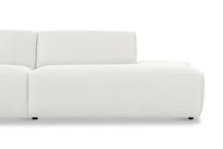Home affaire 2-Sitzer »Noord mit Kedernaht, Breite 227 cm« Cord, Struktur, Webstoff, mit Wellenunterfederung, Massivholzrahmen