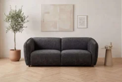 Home affaire 3-Sitzer »OSTRUP, Naturtöne, Boucle oder Chenille« Breite 221 cm, organische Form mit sanften Rundungen