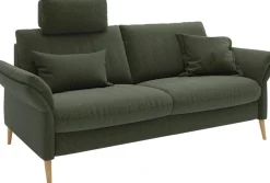 Home affaire 3-Sitzer »Sarsina, stilvoller Komfort für dein Wohnzimmer inkl. Multikopfstütze« Punktelastischer Tonnentaschenfederkern & edles Design
