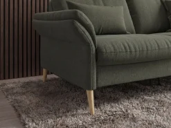 Home affaire 3-Sitzer »Sarsina, stilvoller Komfort für dein Wohnzimmer inkl. Multikopfstütze« Punktelastischer Tonnentaschenfederkern & edles Design