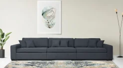 Home affaire 3-Sitzer »Skara« Lounge-Sofa mit Federkernpolsterung, in vielen Bezugsvarianten