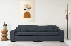 Home affaire 2-Sitzer »Skara XXL« Lounge-Sofa XXL mit Federkern-Polsterung, in vielen Bezugsvarianten