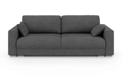 Home affaire 3-Sitzer »Stevinson Schlafsofa mit Bettkasten, Maße B/H/T: 229/87/97 cm« mit Wellenunterfederung, 2 Rückenkissen und 2 Zierkissen