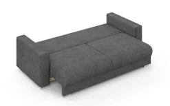 Home affaire 3-Sitzer »Stevinson Schlafsofa mit Bettkasten, Maße B/H/T: 229/87/97 cm« mit Wellenunterfederung, 2 Rückenkissen und 2 Zierkissen