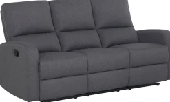 Home affaire 3-Sitzer »TOURNAY manuelle Relaxfunktion, Liegefunktion (105°-135°) , Webstoff« Reclinerfunktion in 2 Sitzen (links u. rechts)