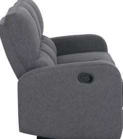 Home affaire 3-Sitzer »TOURNAY manuelle Relaxfunktion, Liegefunktion (105°-135°) , Webstoff« Reclinerfunktion in 2 Sitzen (links u. rechts)