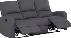 Home affaire 3-Sitzer »TOURNAY manuelle Relaxfunktion, Liegefunktion (105°-135°) , Webstoff« Reclinerfunktion in 2 Sitzen (links u. rechts)