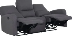 Home affaire 3-Sitzer »TOURNAY manuelle Relaxfunktion, Liegefunktion (105°-135°) , Webstoff« Reclinerfunktion in 2 Sitzen (links u. rechts)