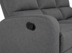 Home affaire 3-Sitzer »TOURNAY manuelle Relaxfunktion, Liegefunktion (105°-135°) , Webstoff« Reclinerfunktion in 2 Sitzen (links u. rechts)