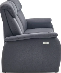 Home affaire 3-Sitzer »Turinmit Steckdose und USB-Port auch in Easy care-Bezug« 2 x vollmotorischeRelaxfunktion, herunterklappbarer Tisch,