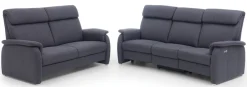 Home affaire 3-Sitzer »Turinmit Steckdose und USB-Port auch in Easy care-Bezug« 2 x vollmotorischeRelaxfunktion, herunterklappbarer Tisch,