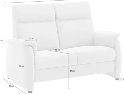 Home affaire 2,5-Sitzer »Turin Sofa mit ergonomischer Rückenlehne, Breite 178 cm« mit hochwertigem Federkern und pflegeleichtem Family Care Bezug