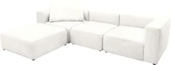 Home affaire 3-Sitzer »Utvik kann individuell zusammengestellt werden« Modulsofa, bestehend aus 2 Eck-, 1 Mittelelement und 1 Hocker