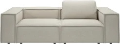Home affaire 2-Sitzer »Watertown, modernes Sofa 246 cm breit, auch in Feincord« stilvolles Sofa für 2 Personen mit extra breiter Sitzfläche