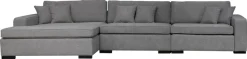 Home affaire Sofa-Eckelement »Skara XXL L-Form« Lounge-Sofa XXL mit Federkern-Polsterung, in vielen Bezugsvarianten