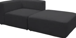 Home affaire Sofa-Eckelement »Utvik bestehend aus Eckelement und Hocker« als Modul oder separat verwendbar