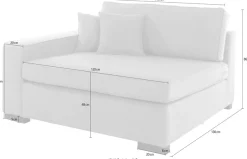 Home affaire Sofaelement »Skara XXL« Modul XXL - zum eigenen Zusammenstellen, Armlehne links/rechts wählbar