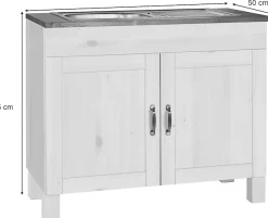 Home affaire Spülenschrank »Alby« Breite 100 cm, 1 Fach