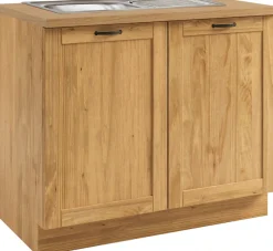 Home affaire Spülenschrank »Teramo« Breite 100 cm, inkl. Einbauspülbecken