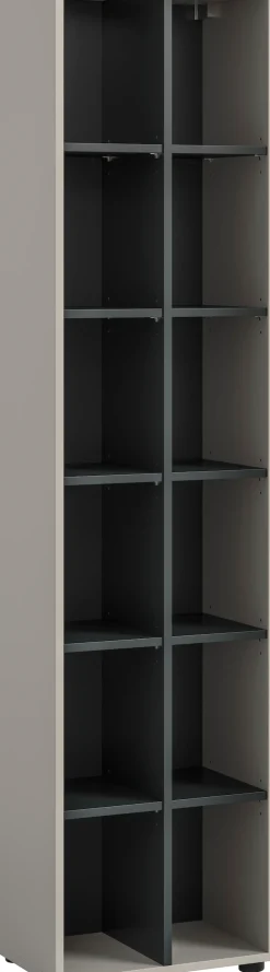 Home affaire Standregal »ADIO, Höhe 192 cm, 12 Fächer, 10 höhenverstellbare Einlegeböden« 1 Stk. tlg. Regal, Stauraumregal, Wohnzimmerregal, Bücherregal, Wandregal