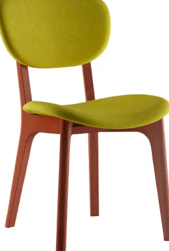 Home affaire Stuhl »COZY Made in Italy« (Set) 2 Stk.Gestell in Buche, Kirsch- oder Nussbaum, Massivholz, Design Stuhl