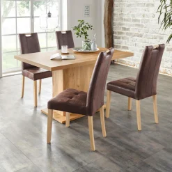 Home affaire Säulen-Esstisch »Cross« Breite 136 cm