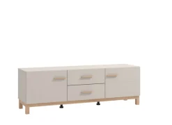 Home affaire TV-Bank »Essex, TV-Board, TV-Kommode, TV-Schrank, TV-Unterschrank, TV-Möbel« Elegantes Lowboard (154 cm) in Kaschmir mit viel Stauraum