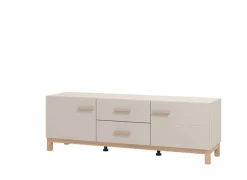 Home affaire TV-Bank »Essex, TV-Board, TV-Kommode, TV-Schrank, TV-Unterschrank, TV-Möbel« Elegantes Lowboard (154 cm) in Kaschmir mit viel Stauraum
