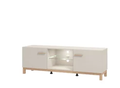 Home affaire TV-Bank »Essex, TV-Board, TV-Kommode, TV-Schrank, TV-Unterschrank, TV-Möbel« Elegantes Lowboard (154 cm) in Kaschmir mit viel Stauraum