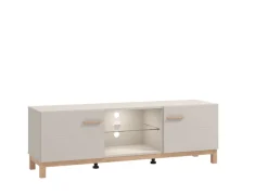 Home affaire TV-Bank »Essex, TV-Board, TV-Kommode, TV-Schrank, TV-Unterschrank, TV-Möbel« Elegantes Lowboard (154 cm) in Kaschmir mit viel Stauraum