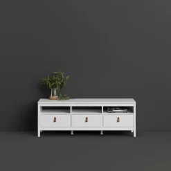 Home affaire TV-Bank »Madrid, TV-Möbel, Fernsehtisch, TV-Unit, Media-Möbel, Sideboard,« mit 3 Schubladen und 3 offenen Fächern, Breite 151 cm, Höhe 54 cm