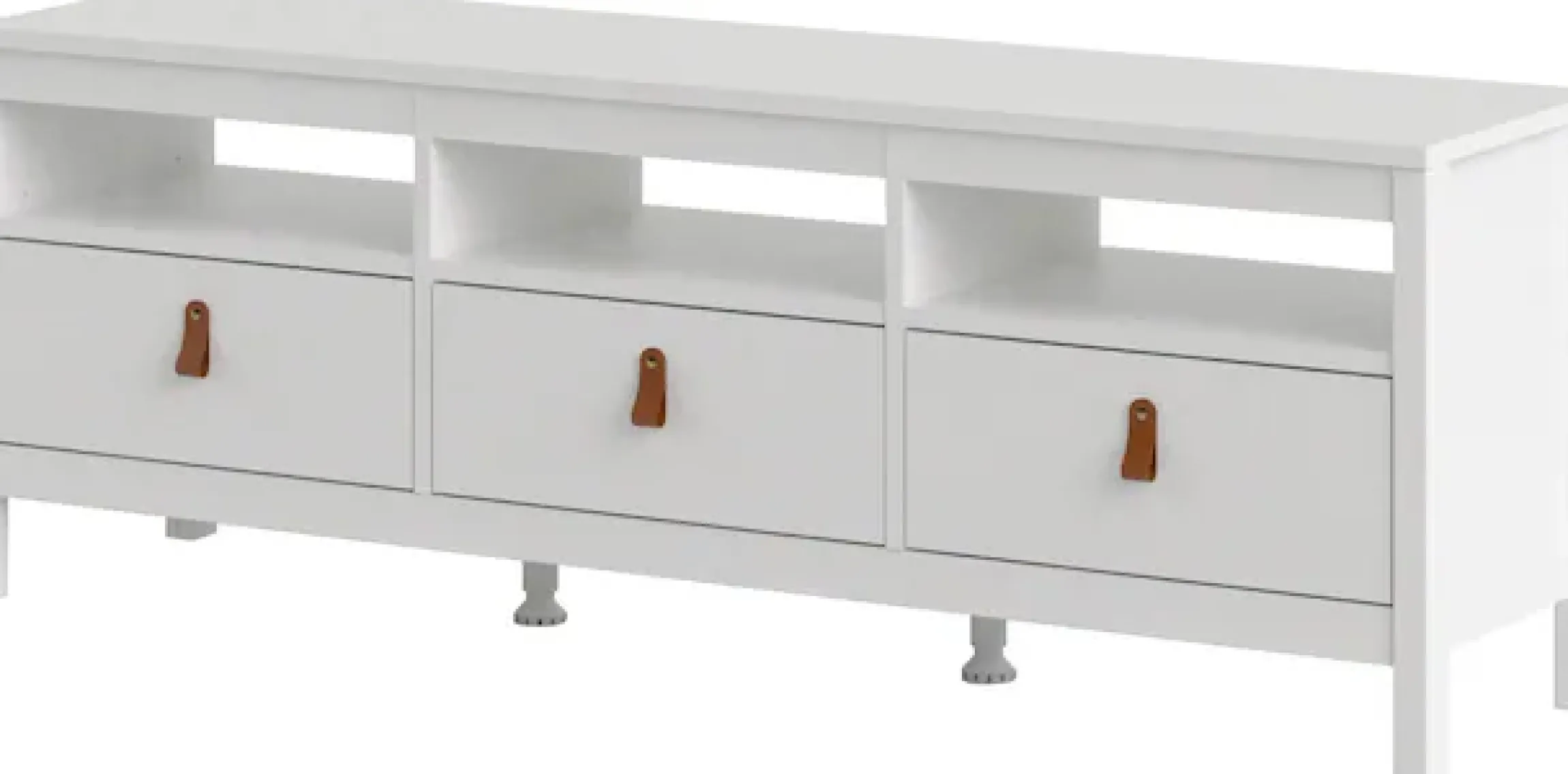 Home affaire TV-Bank »Madrid, TV-Möbel, Fernsehtisch, TV-Unit, Media-Möbel, Sideboard,« mit 3 Schubladen und 3 offenen Fächern, Breite 151 cm, Höhe 54 cm