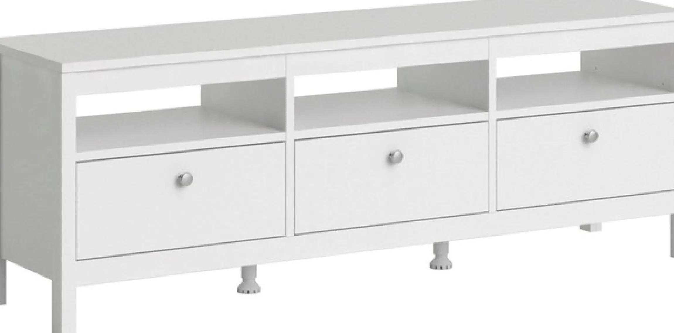 Home affaire TV-Bank »Madrid, TV-Möbel, Fernsehtisch, TV-Unit, Media-Möbel, Sideboard,« mit 3 Schubladen und 3 offenen Fächern, Breite 151 cm, Höhe 54 cm