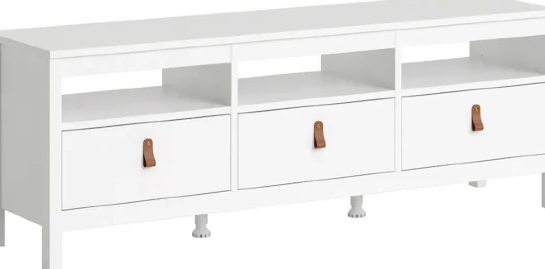 Home affaire TV-Bank »Madrid, TV-Möbel, Fernsehtisch, TV-Unit, Media-Möbel, Sideboard,« mit 3 Schubladen und 3 offenen Fächern, Breite 151 cm, Höhe 54 cm