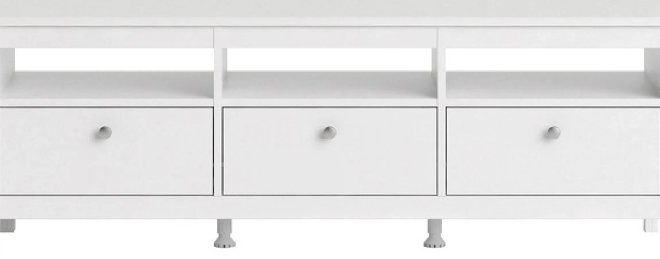 Home affaire TV-Bank »Madrid, TV-Möbel, Fernsehtisch, TV-Unit, Media-Möbel, Sideboard,« mit 3 Schubladen und 3 offenen Fächern, Breite 151 cm, Höhe 54 cm