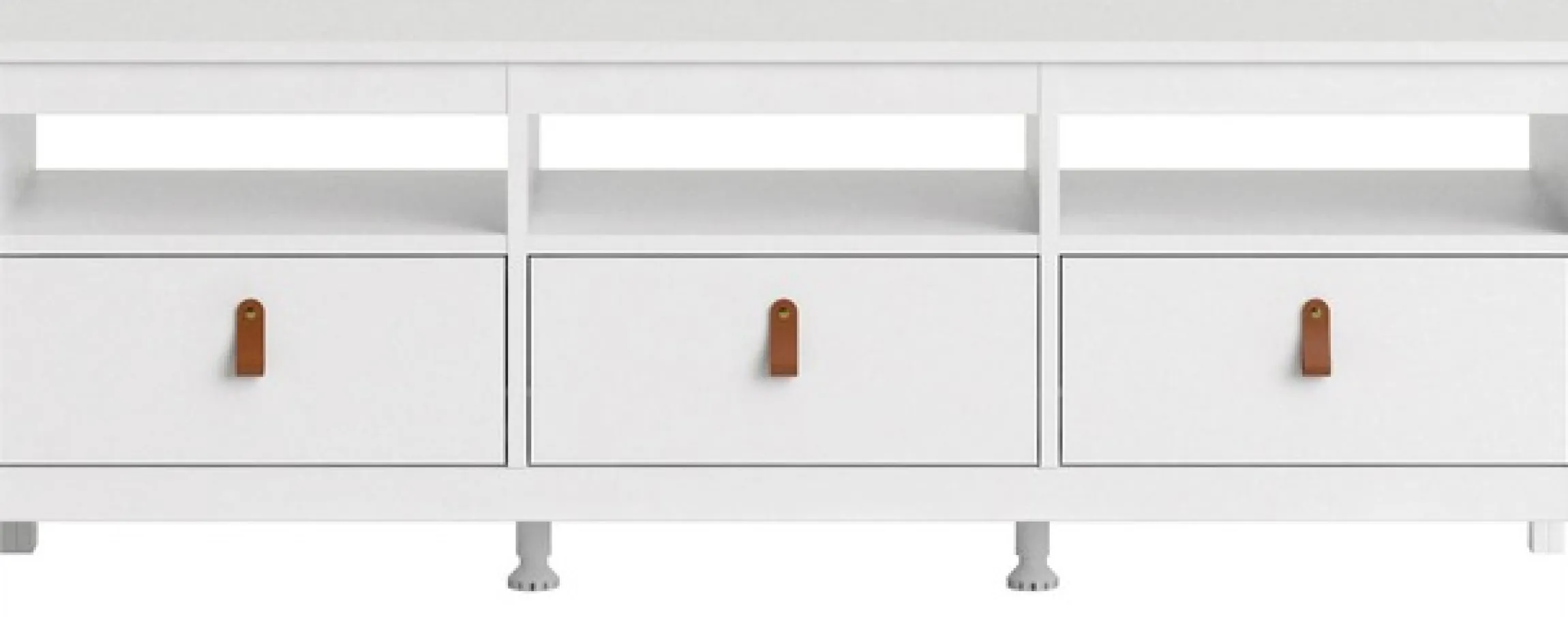 Home affaire TV-Bank »Madrid, TV-Möbel, Fernsehtisch, TV-Unit, Media-Möbel, Sideboard,« mit 3 Schubladen und 3 offenen Fächern, Breite 151 cm, Höhe 54 cm