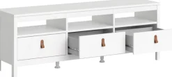 Home affaire TV-Bank »Madrid, TV-Möbel, Fernsehtisch, TV-Unit, Media-Möbel, Sideboard,« mit 3 Schubladen und 3 offenen Fächern, Breite 151 cm, Höhe 54 cm