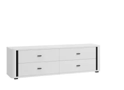 Home affaire TV-Bank »York , TV-Kommode, TV-Schrank, TV-Bank« mit 4 geräumigen Schubladen, Breite 176,5 cm, wandmontage