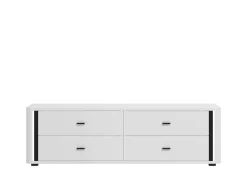 Home affaire TV-Bank »York , TV-Kommode, TV-Schrank, TV-Bank« mit 4 geräumigen Schubladen, Breite 176,5 cm, wandmontage