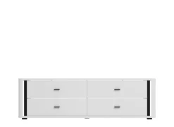 Home affaire TV-Bank »York , TV-Kommode, TV-Schrank, TV-Bank« mit 4 geräumigen Schubladen, Breite 176,5 cm, wandmontage